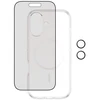 Panzer Glass „CARE by PanzerGlass“ flagmaninis „Privacy 3-in-1“ dėklas + privatumo stiklas + objektyvas, skirtas „iPhone 17“