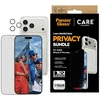 „Panzer Glass CARE by PanzerGlass Flagship Privacy 3in1“ dėklas + privatumo stiklas + lęšis, skirtas „iPhone 17 Pro Max“.