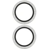 Panzer Glass Grūdintas stiklas na objektyvas PanzerGlass Hoops Glitter do iPhone 17 / 16 / 16 Plus sidabrinė