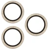 Panzer Glass Grūdintas stiklas na objektyvas PanzerGlass Hoops Glitter do iPhone 17 Pro / 17 Pro Max / 16 Pro / 16 Pro Max auksinė