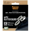 Panzer Glass PanzerGlass Hoops Glitter do Apple iPhone 17 Pro/17 Pro Max/16 Pro/16 Pro Max sidabrinė