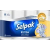 Popieriniai rankšluosčiai SELPAK Extra Calorie ABS, 75 lakštai, 3 sluoksniai, 8 vnt.