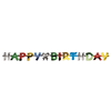 Papstar Dekoratyvinė girlianda Happy Birthday 1,4m