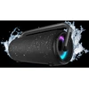 Portable speaker SVEN PS-395, juodas, power output 80W (RMS), TWS, Bluetooth, RGB backlight, Atsparus vandeniui (IPx5), USB, Baterija life – iki 20 hours