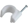 Pawbol Kabelio spaustukas 8 mm, 25 vnt., baltas