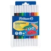Pelikan Colourella DUO 10 vnt., dvišalės vėliavos (973172)