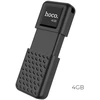 Pendrive 4GB USB 2.0 (USB A) Hoco UD6 juodas