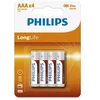 Philips AAA ilgaamžė 4 vnt. baterija