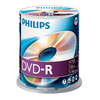 1x100 Philips DVD-R 4,7GB 16x SP