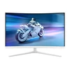 Monitorius „Mmd Monitors“ ekranai „PHILIPS“ 31,5 colio 2560x1440 VA lenktas 1500R 130 mm „EVNIA 5000 Ambiglow“ lenktas QHD 2K 180Hz greitas VA 1 ms GtG HDR10