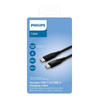 Philips USB-C – USB-C USB kabelis 2 m juodas (DLC5206C / 00)