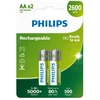 PHILIPS Rechargable batttery AA NiMH 2600mAh set of 2pcs.
