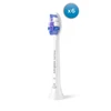 6 dalių šepetėlių galvučių pakuotė Philips Sonicare Sensitive HX6056/87, baltos spalvos