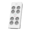 „Philips“ viršįtampių apsauga, 8 lizdai, 2 m, balta, 16a, spn7080wa/60