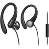 Į ausis dedamos sportinės ausinės su mikrofonu Philips TAA1105BK/00, Juodos