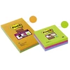 Lipnūs lapeliai 3M Post-it® Super Sticky Large 101mmx152mm 3 vnt. po 45 lapelius linijomis