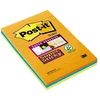 Lipnūs lapeliai 3M Post-it® Super Sticky Large 101mmx152mm 3 vnt. po 45 lapelius linijomis