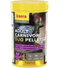 Pilnvērtīga barība ūdens bruņurupučiem - Sera Turtle Adult Carnivore Duo Pellets, 250ml