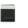 Piquadro, Piquadro, Leather Wallet, For Back And Credit Cards, Juodas, Gray, For Men