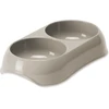 Placek Bļoda dzīvniekiem, plastmasa : Magic Cat Plastic Double Bowl, pilkas,23*13cm