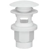 Plastbrno Nutekėjimo sifonas kriauklei 1 1/4" Klik-klak, Balta