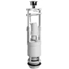 Plastbrno WC nuleidimo mechanizmas OVDC001 Dvigubas mygtukas, chromuotas