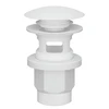 Plastbrno Nutekėjimo sifonas kriauklei 1 1/4" Klik-klak, Balta