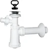 Plastbrno Sifonas praustuvei EU1N332 1 1/4x32mm su skalbimo mašinos jungtimi