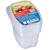 Plastmasas kastītes saldēšanai SPINO, 750 ml, 5 gab., caurspīdīgas