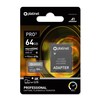 Atminties kortelė Atminties korta Platinet MicroSD 64GB (class10 UHS-III 90MB/S) + SD Adapteris