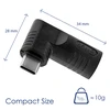 DC 7.4/5 mm + kontaktas į USB Type-C adapteris - Lizdas kintamosios srovės adapteriui - Akyga AK-ND-D02