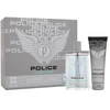 Police Sidabrinis Allure EDT rinkinys vyrams (EDT 100 ml + Dušo želė 100 ml)