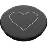 Popsockets 2 Baltas Heart Juodas 800667 telefono laikiklis – standard