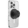 „PopSockets“ aliuminio radialinis „MagSafe“ telefono laikiklis ir stovas, juodas