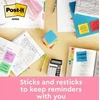 Lipnūs lapeliai Post-it Z-Notes, 76x76mm, neoninių spalvų, 6 vnt.