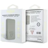 „Guess“ grūdėto trikampio formos išorinė baterija su „MagSafe“ 5000mAh 15W USB-C - rusvai gelsvas