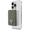 „Guess“ grūdėto trikampio formos išorinė baterija su „MagSafe“ 5000mAh 15W USB-C – ruda