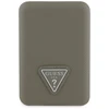 „Guess“ grūdėto trikampio formos išorinė baterija su „MagSafe“ 5000mAh 15W USB-C – ruda