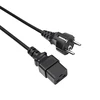 Akyga Ak-up-01 laidas (hibridinis c/e/f standartas (cee 7/7) m - iec320 c19 m; 1,8 m; juodas)