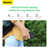 Powerbank Baseus Adaman 2, 20000mAh, 30W, 3xUSB, USB-C (juoda)