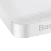 LiPo išorinis akumuliatorius (Powerbank) 10000mAh 15W 5V 3A 2xUSB + USB C Bipow baltas BASEUS
