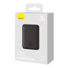 „Baseus Magnetic Mini Powerbank“, 10 000 mAh, 20 W (juoda)