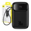 Powerbank Baseus QPow 2 10000mAh 30W 2xUSB-C (juodas)