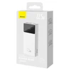 „Baseus Star-Lord Powerbank“, 20 000 mAh, 2 x USB, USB-C, 22,5 W (balta)