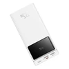 „Baseus Star-Lord Powerbank“, 20 000 mAh, 2 x USB, USB-C, 22,5 W (balta)