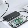 Powerbank Choetech B654 10000mAh 22.5W USB-A / USB-C / micro USB su built-in USB-C / Lightning kabelis – Juodos spalvos