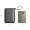 PowerBank Energea Integra Ultra 45 20000mAh kabelis USB-C PD45W pilkos spalvos