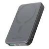 Powerbank Joyroom JR-W020 Mini 5000mAh USB-A USB-C inductive 20W – juodos spalvos + USB-C / USB-C cable