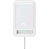 „USAMS XM“ serijos CD219 10000mAh belaidė išorinė baterija, baltos spalvos