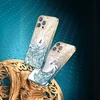 Luxury Apple iPhone 14 Kingxbar Phoenix Crystals - dėklas telefonui aukso ir mėlynos spalvos
